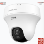 Turret PT IP 3K Megapixel / Lente 2.8 mm / Dual Light (20 mts IR + 15 mts Luz Blanca) / Wi-Fi / IP54 / dWDR / H.265 / Audio Bidireccional (Micrófono y Bocina)