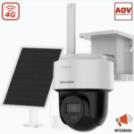 KIT SOLAR IP ALL IN ONE / AOV / PT IP 4 MEGAPIXEL / LENTE 2.8 MM / PANEL SOLAR + BATERÍA DE RESPALDO DE LITIO (9000 MAH) / CONEXIÓN 4G / AUDIO DE DOS VÍAS / DUAL LIGHT / IP66 / MICRO SD