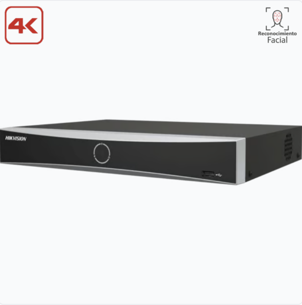 ACUSEARCH NVR 4 CANALES IP12 MEGAPÍXEL (4K)  / ACUSENSE (EVITA FALSAS ALARMAS) / RECONOCIMIENTO FACIAL / 1 BAHÍA DE DISCO DURO / HDMI EN 4K / SIN PUERTOS POE