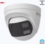 [COLORVU + PANORAMICA + DUAL LIGHT] TURRET TURBOHD 3K (5 MEGAPIXEL) / MICRÓFONO INTEGRADO / VISIÓN 180° / IMAGEN A COLOR 24/7 / 40 MTS LUZ BLANCA + 40 MTS IR / EXTERIOR IP67 / WDR