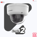DUAL LIGHT + 2 MICRÓFONOS INTEGRADOS DOMO IP 8 MP (3840×2160) / LENTE MOT. 2.8-12 MM / SMART IR + BLANCO (40 M) / ACUSENSE / EXTERIOR IP67 / IK10 / WDR 120 DB / POE 802.3AF / ONVIF / ALARMAS I/O / MICRO SD / METAL / ACUSEARCH