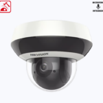 MINI DOMO PTZ IP 4 MEGAPIXEL / 4X ZOOM / H.265+ / 20 MTS IR EXIR / WDR / POE / IK10 /EXTERIOR IP66 / DARKFIGHTER / MICRÓFONO INTEGRADO / MICRO SD