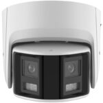 [FLEXVU] [PROTECCIÓN ACTIVA] TURRET IP PANORÁMICA 4 MEGAPÍXEL / 2 LENTES 2.8 MM (180°) / IMAGEN A COLOR 24/7 (COLORVU) / POE / WDR 130° / IP67 / ACUSENSE / LUZ ESTROBOSCÓPICA Y ALARMA AUDIBLE / 30 MTS LUZ BLANCA / MIC - Imagen 2