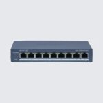 SWITCH POE+ / MONITOREABLE / 8 PUERTOS 10/100 MBPS POE+ / 1 PUERTO 1000 MBPS UPLINK / CONFIGURACIÓN NUBE HIK-PARTNER PRO / MODO EXTENDIDO HASTA 300 METROS / 60 W