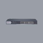 SWITCH GIGABIT POE+ / ADMINISTRABLE / 24 PUERTOS 1000 MBPS POE+ / 2 PUERTOS SFP / CONFIGURACIÓN REMOTA DESDE HIK-PARTNERPRO / POE EXTENDIDO 250 METROS / 370 WATTS