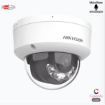 DUAL LIGHT DOMO IP 2 MEGAPIXEL / LENTE 2.8 MM / 30 MTS IR + LUZ BLANCA / MICRÓFONO INTEGRADO / ANTIVANDÁLICO IK08 / ACUSENSE LITE / EXTERIOR IP67 / H.265+/H.264+ / POE / ONVIF (PROFILE S/T) - Imagen 2