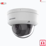 DUAL LIGHT + 2 MICRÓFONOS INTEGRADOS DOMO IP 8 MP (3840×2160) / LENTE MOT. 2.8-12 MM / SMART IR + BLANCO (40 M) / ACUSENSE / EXTERIOR IP67 / IK10 / WDR 120 DB / POE 802.3AF / ONVIF / ALARMAS I/O / MICRO SD / METAL / ACUSEARCH