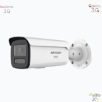 DUAL LIGHT + COLORVU 3.0 + HIKAI BALA IP 8 MEGAPIXEL / LENTE 4 MM / 60 MTS IR + LUZ BLANCA / EXTERIOR IP67 / ESTROBO AZUL Y ROJO / WDR 130 DB / ACUSENSE 3.0 / METAL / NEMA 4X / ACUSEARCH