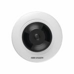 MINI FISHEYE IP 5 MEGAPIXEL / PANORÁMICA 180° - 360° / MICROFONO INTEGRADO / 8 MTS IR / USO EN INTERIOR / POE / MÚLTIPLES VISTAS POR IVMS-4200 / ALARMAS I/O / MICRO SD