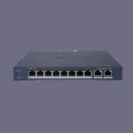 SWITCH GIGABIT POE+ / ADMINISTRABLE / 8 PUERTOS GIGABIT POE+ / 2 PUERTOS GIGABIT / CONFIGURACIÓN NUBE HIK-PARTNER PRO / MODO EXTENDIDO HASTA 300 METROS / 110 W