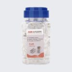 BOTE CON 100 PIEZAS DE PLUG MODULAR RJ45 / CAT 6 / CHAPADO EN ORO A 15 MICRAS / SIN BLINDAJE / FACIL INSTALACIÓN / USO INTERIOR / SOPORTA NORMA TIA-568B / CUMPLE CON ROHS 2.0