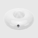 SENSOR PIR DE MOVIMIENTO CON COBERTURA DE 360° / RANGO DE DETECCIÓN 12 MTS / USO EN INTERIOR