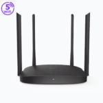 ROUTER INALÁMBRICO WISP GIGABIT / HASTA 1200 MBPS / DOBLE BANDA AC (2.4 GHZ Y 5 GHZ) / 3 PUERTOS LAN 10/100/1000 MBPS + 1 PUERTO WAN 10/100/1000 MBPS / 4 ANTENAS EXTERNAS OMNIDIRECCIONAL DE 5 DBI / INTERIOR