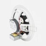 ALTAVOZ MONTAJE EN PLAFÓN ANALOGICO | 6 WATTS | 100 V | REJILLA DE METAL | COLOR BLANCO | USO INTERIOR - Imagen 4