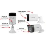 [AUDIO BIDIRECCIONAL + DUAL LIGHT + COLORVU] BALA TURBOHD 4K (8 MEGAPIXEL) / LENTE 2.8 MM / 30 MTS IR EXIR + 20 MTS LUZ BLANCA / MICRÓFONO Y BOCINA INTEGRADO / EXTERIOR IP67 / METAL / DWDR - Imagen 4