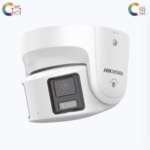 [PROTECCIÓN ACTIVA] TURRET IP PANORÁMICA 8 MEGAPÍXEL / 2 LENTES 4 MM (180°) / IMAGEN A COLOR 24/7 (COLORVU) / POE / WDR 130° / IP67 / ACUSENSE / LUZ ESTROBOSCÓPICA Y ALARMA AUDIBLE / 30 MTS LUZ BLANCA / MICRO SD