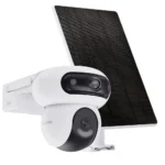 KIT INCLUYE CÁMARA WI-FI 6 + 4G LTE CON PANEL SOLAR / DOBLE LENTE (4MP+4MP) / VISIÓN NOCTURNA COLORFULL / BATERÍA 10,400 MAH / / IP65 EXTERIOR / IA DETECCIÓN HUMANA Y VEHICULAR / AUDIO BIDIRECCIONAL