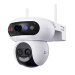 EZVIZ H90F CAMARA IP PTZ 3K 15 MEGAPIXELES 3 LENTES DE 5 MEGAPIXELES WIFI 6 RECONOCIMIENTO FACIAL