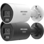 CÁMARA IP BALA HIKVISION 16 MP, ACUSENSE, IR, WDR 130 dB, DETECCIÓN DE PERSONAS Y VEHÍCULOS, ALARMA SONORA Y LUZ ESTROBOSCÓPICA ROJA/AZUL, IP67.