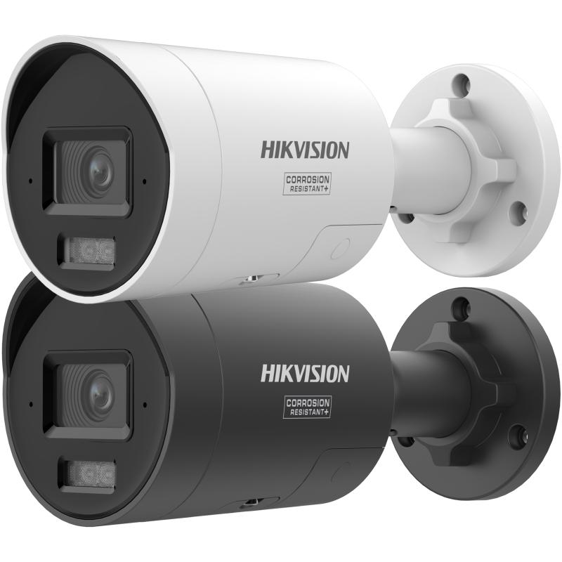 TUBO 16MP CÁMARA IP BALA HIKVISION 16 MP, ACUSENSE, IR, WDR 130 dB, DETECCIÓN DE PERSONAS Y VEHÍCULOS, ALARMA SONORA Y LUZ ESTROBOSCÓPICA ROJA/AZUL, IP67. - Imagen 1
